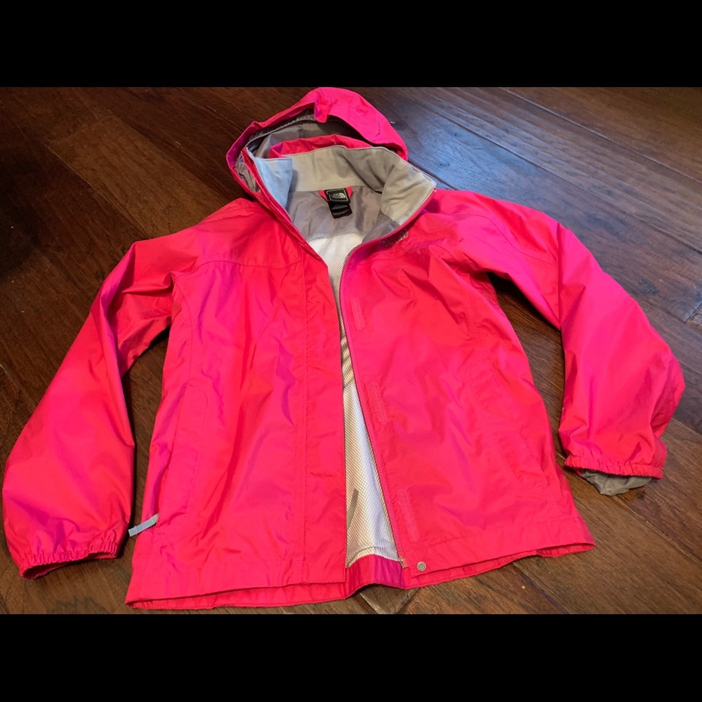 North Face kids resolve rain jacket size 10/12